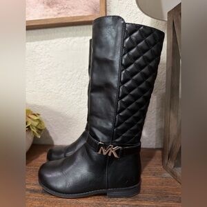 Michael Kors Black Quilted
Riding Boots kids size 1